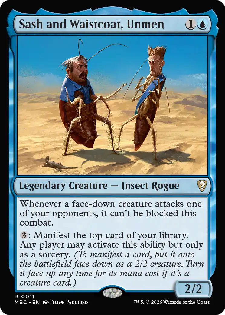 Sash and Waistcoat, Unmen [Mystery Booster: Commander Edition] | Total Play