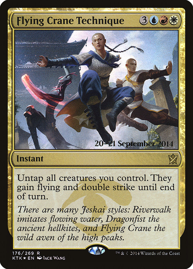 Flying Crane Technique [Khans of Tarkir Prerelease Promos] | Total Play