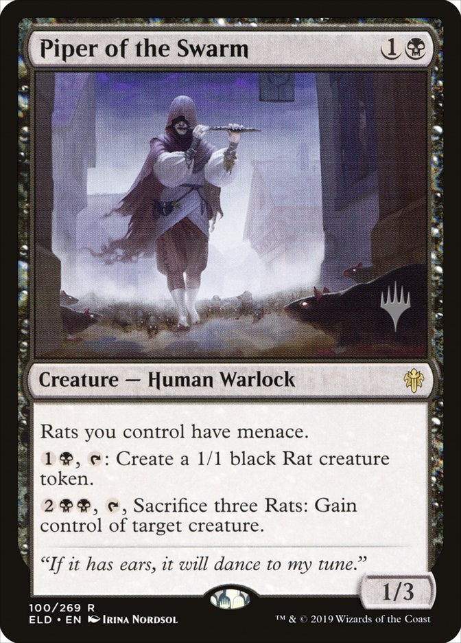 Piper of the Swarm (Promo Pack) [Throne of Eldraine Promos] | Total Play