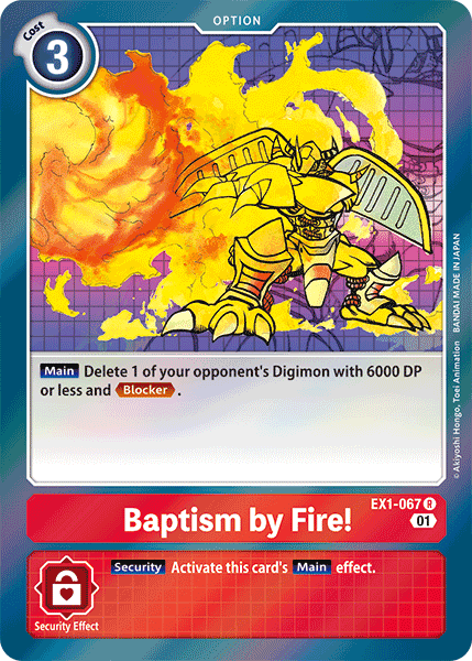 Baptism by Fire! [EX1-067] [Classic Collection] | Total Play