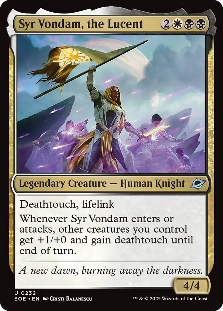 Syr Vondam, the Lucent [Edge of Eternities] | Total Play