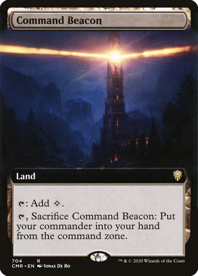 Command Beacon (Extended Art) [Commander Legends] | Total Play