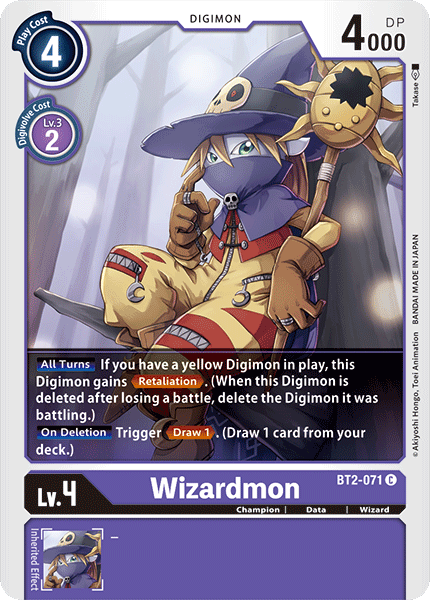 Wizardmon [BT2-071] [Release Special Booster Ver.1.0] | Total Play