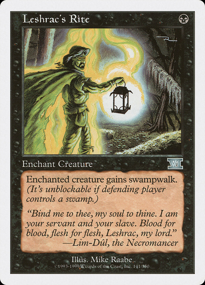 Leshrac's Rite [Classic Sixth Edition] | Total Play