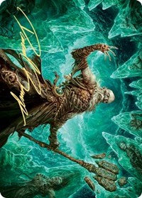 Draugr Necromancer Art Card (Gold-Stamped Signature) [Kaldheim Art Series] | Total Play