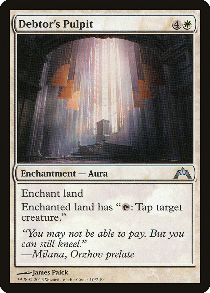 Debtor's Pulpit [Gatecrash] | Total Play