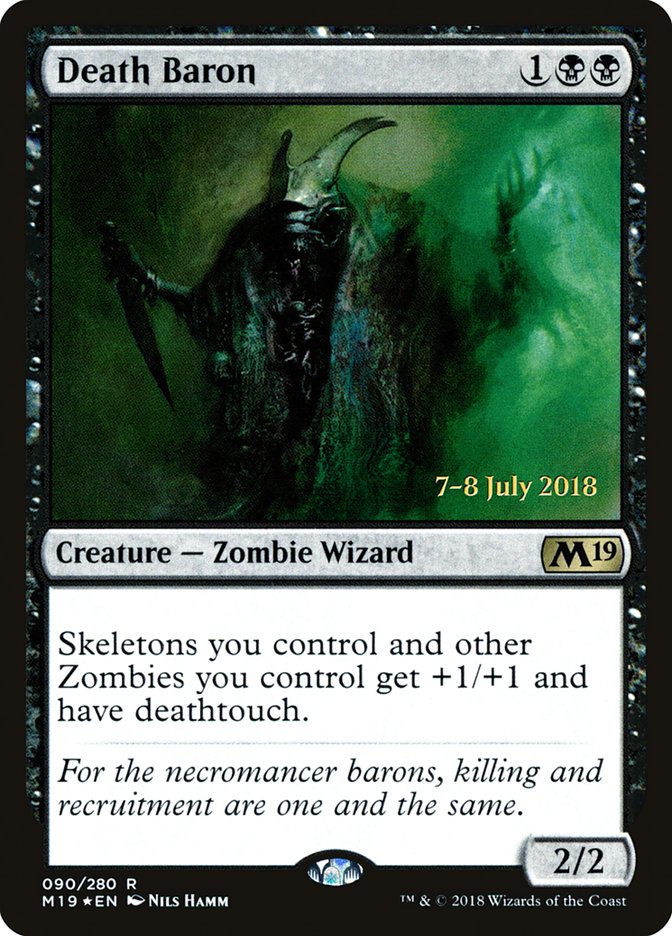 Death Baron [Core Set 2019 Prerelease Promos] | Total Play