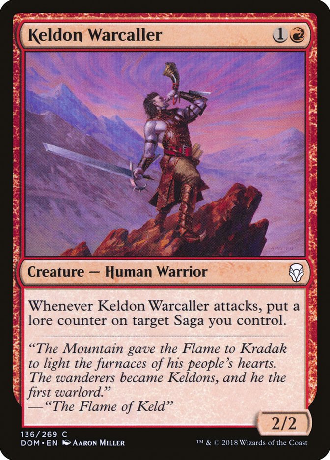 Keldon Warcaller [Dominaria] | Total Play