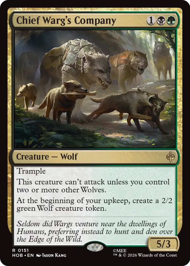 Chief Warg's Company [The Hobbit] | Total Play