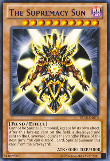 The Supremacy Sun (Purple) [DL16-EN010] Rare | Total Play