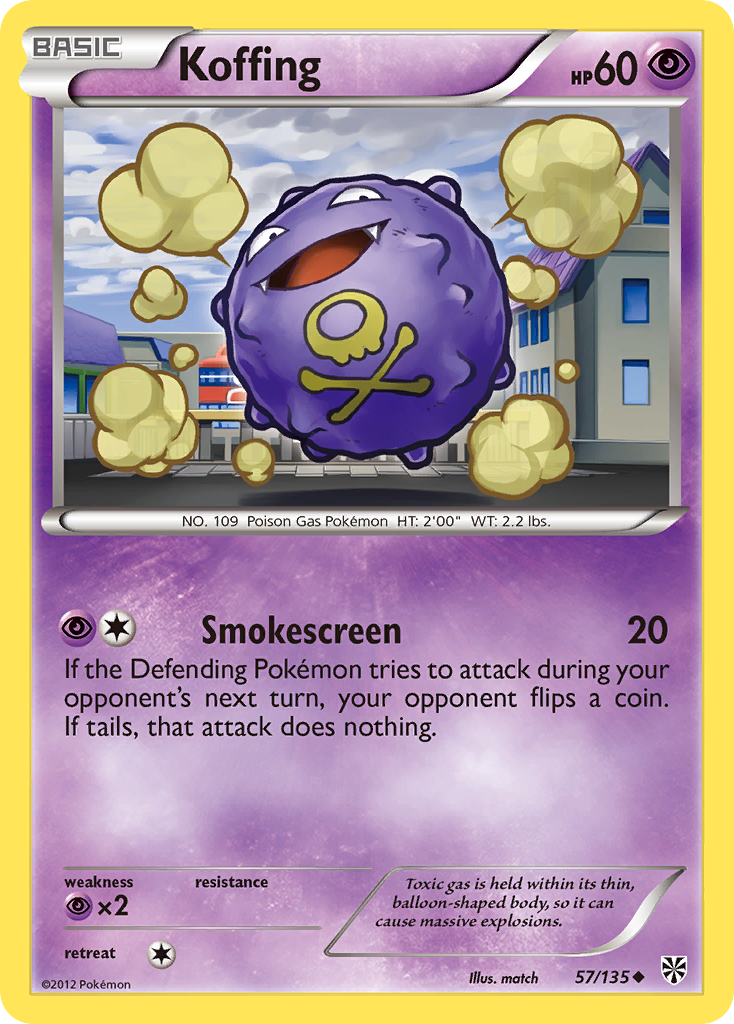 Koffing (57/135) [Black & White: Plasma Storm] | Total Play