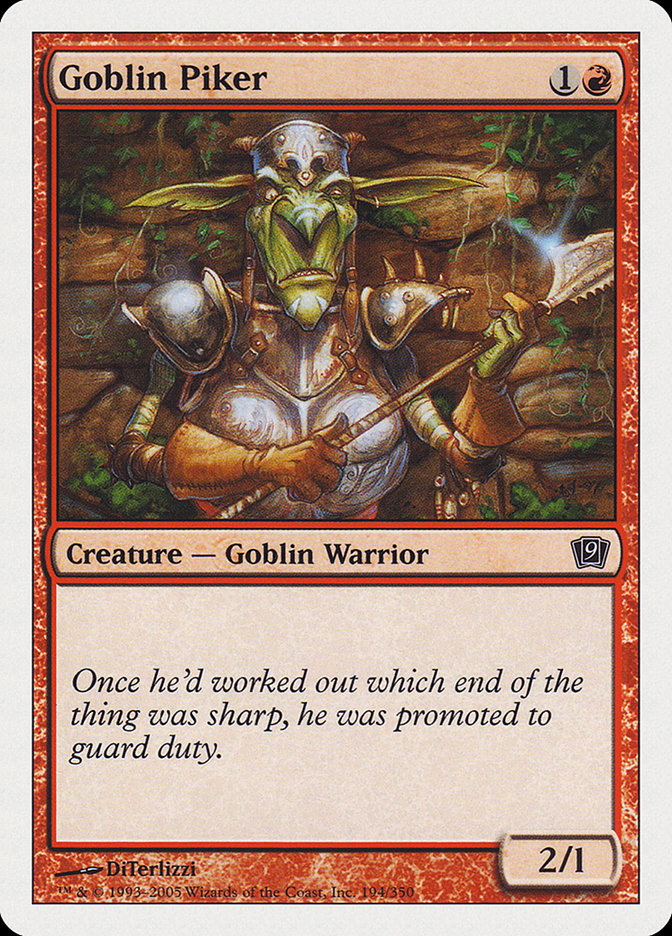 Goblin Piker [Ninth Edition] | Total Play