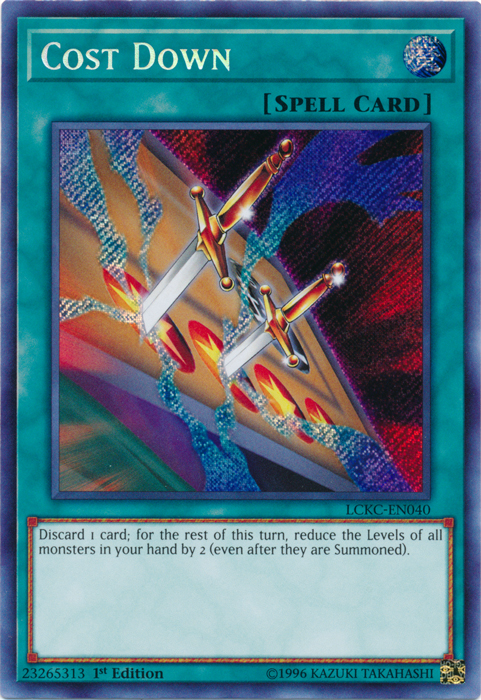 Cost Down [LCKC-EN040] Secret Rare | Total Play