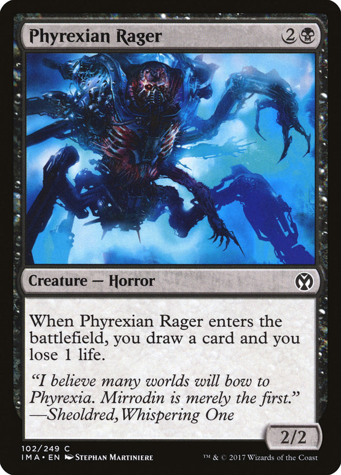 Phyrexian Rager [Iconic Masters] | Total Play