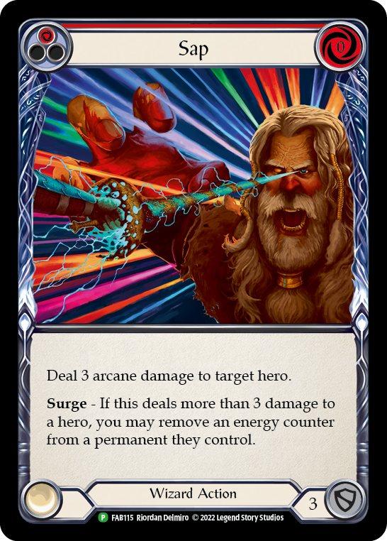 Sap (Red) [FAB115] (Promo)  Rainbow Foil | Total Play