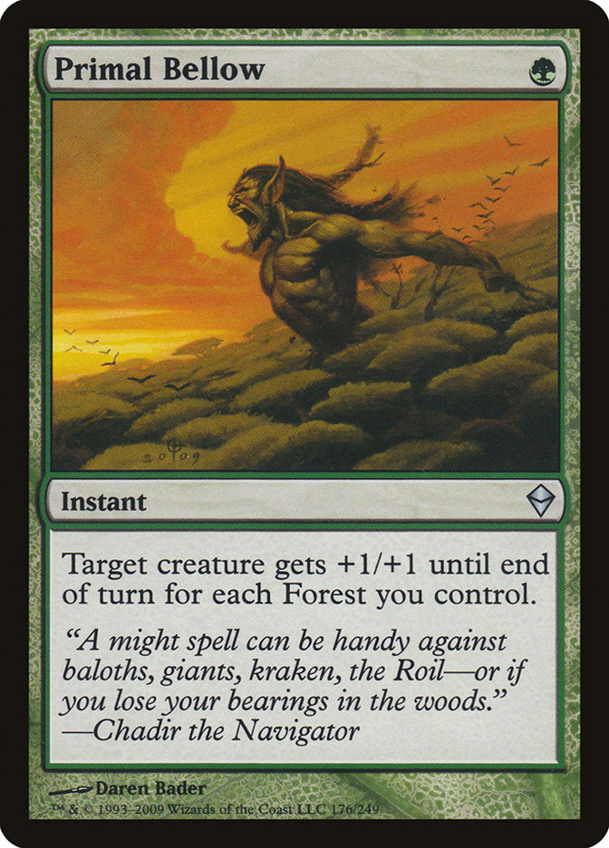 Primal Bellow [Zendikar] | Total Play