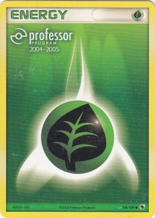 Grass Energy (104/109) (2004 2005) [Professor Program Promos] | Total Play