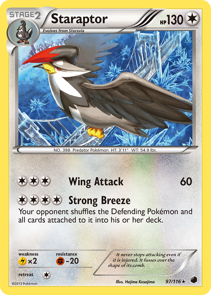 Staraptor (97/116) [Black & White: Plasma Freeze] | Total Play