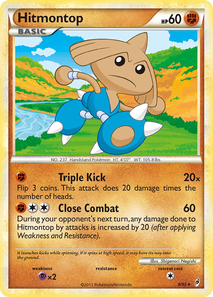 Hitmontop (8/95) [HeartGold & SoulSilver: Call of Legends] | Total Play