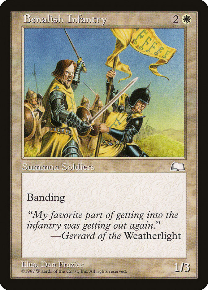 Benalish Infantry [Weatherlight] | Total Play