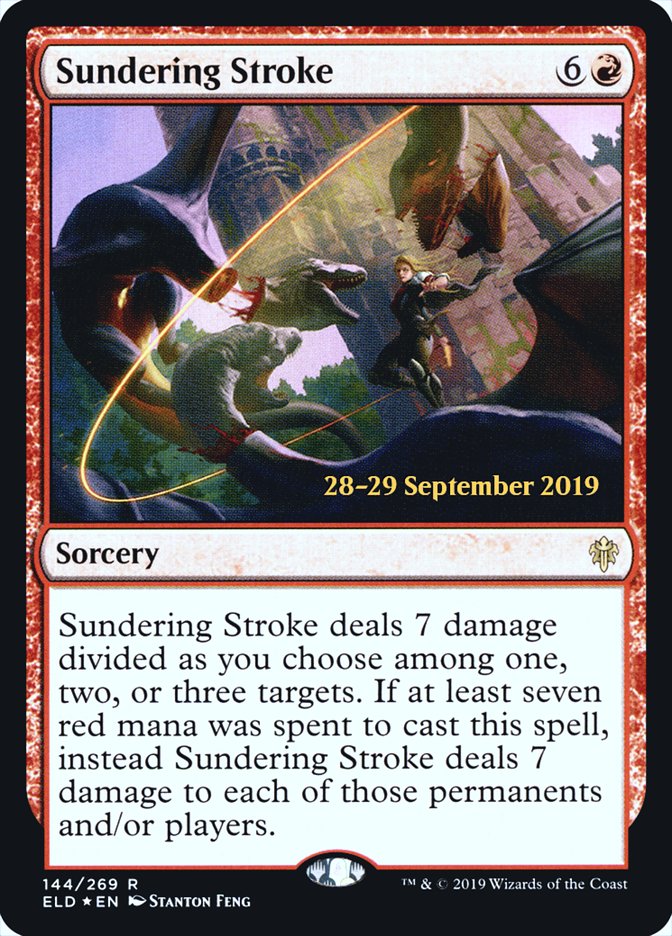 Sundering Stroke [Throne of Eldraine Prerelease Promos] | Total Play