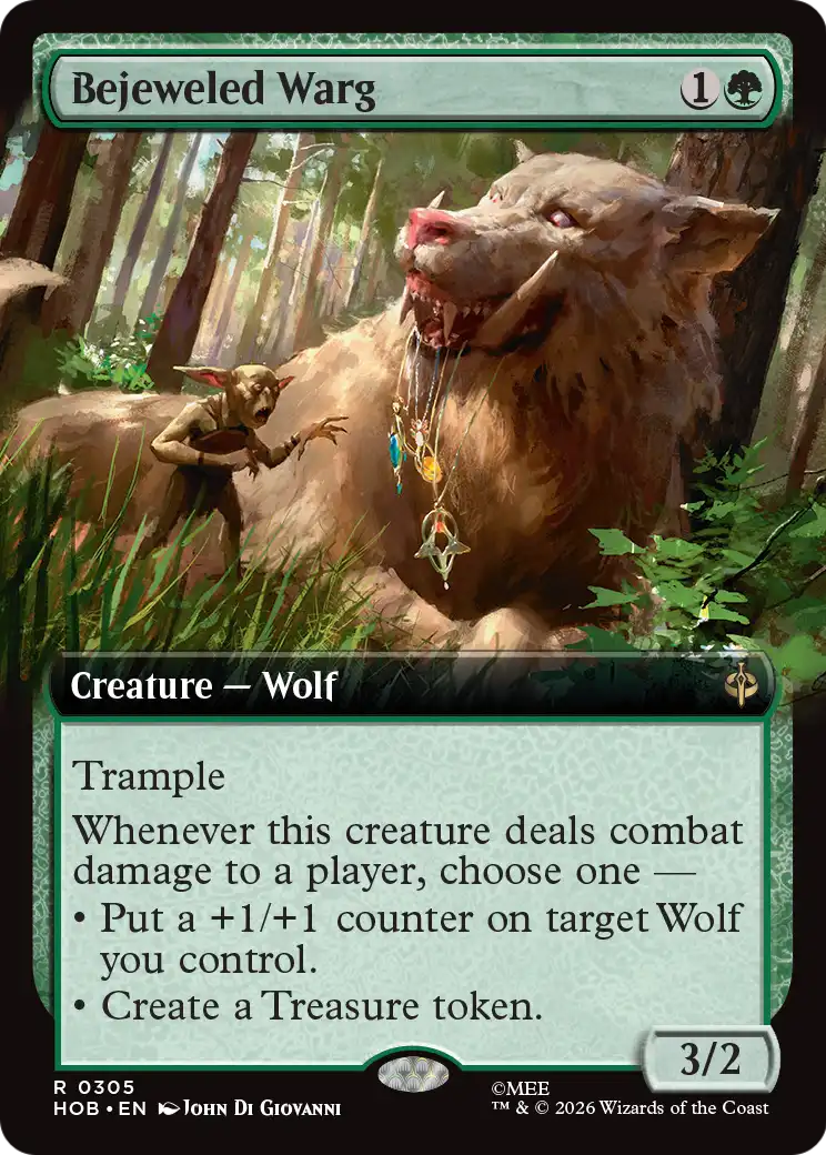 Bejeweled Warg (Extended Art) [The Hobbit] | Total Play