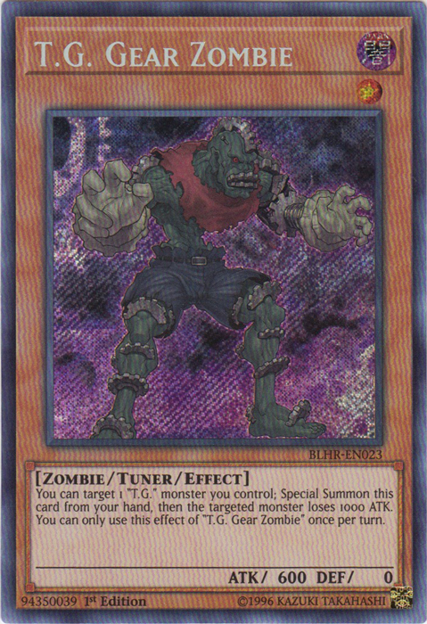 T.G. Gear Zombie [BLHR-EN023] Secret Rare | Total Play