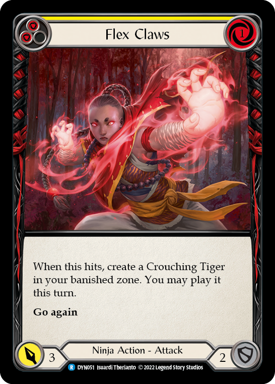 Flex Claws (Yellow) [DYN051] (Dynasty) | Total Play