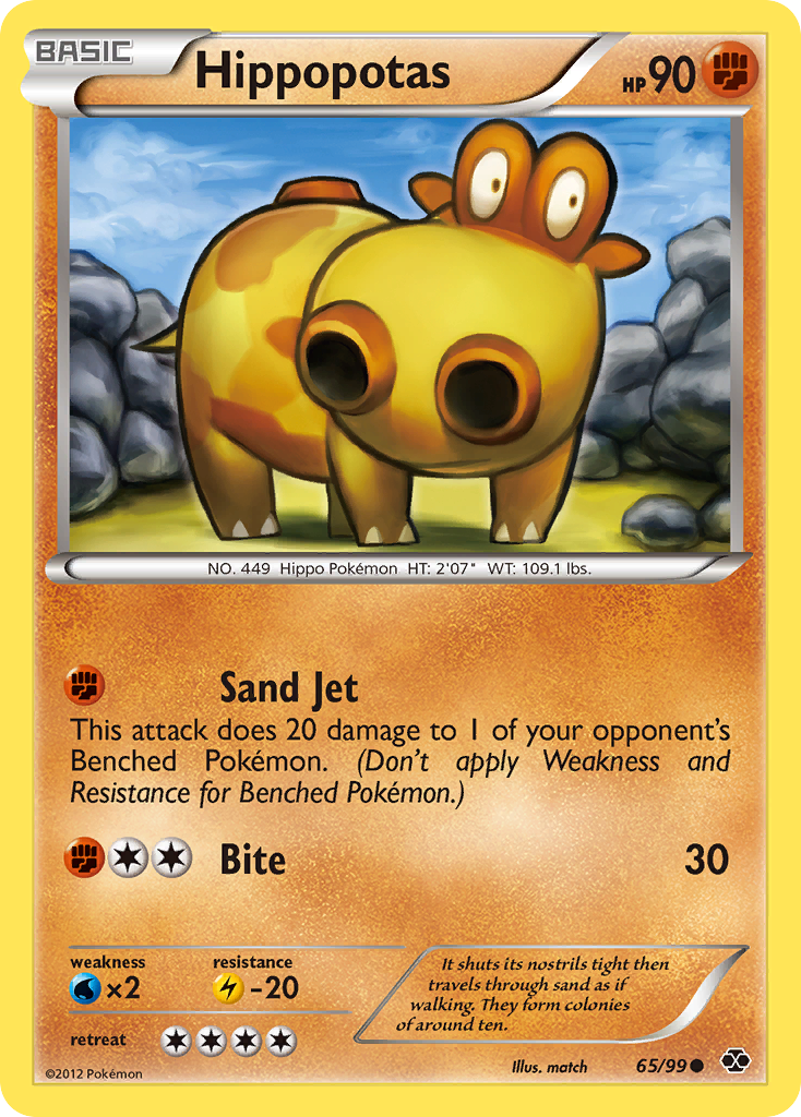 Hippopotas (65/99) [Black & White: Next Destinies] | Total Play