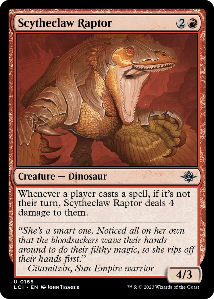 Scytheclaw Raptor [The Lost Caverns of Ixalan] | Total Play