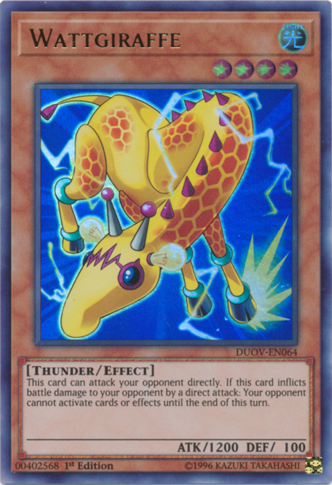 Wattgiraffe [DUOV-EN064] Ultra Rare | Total Play