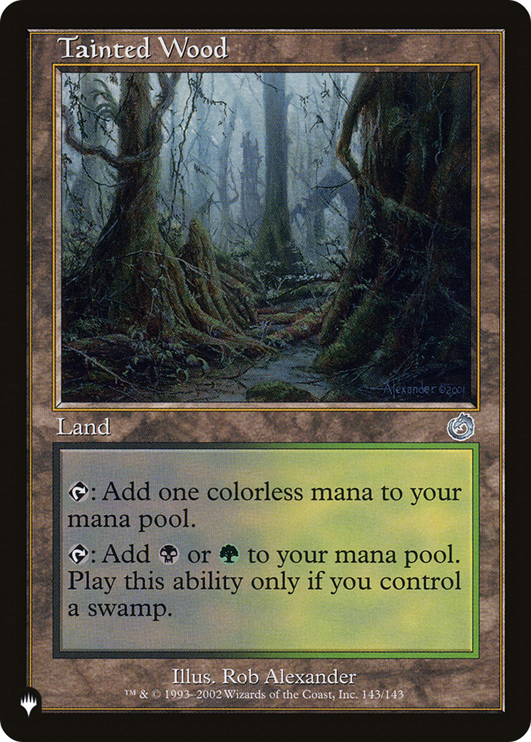 Tainted Wood [The List Reprints] | Total Play