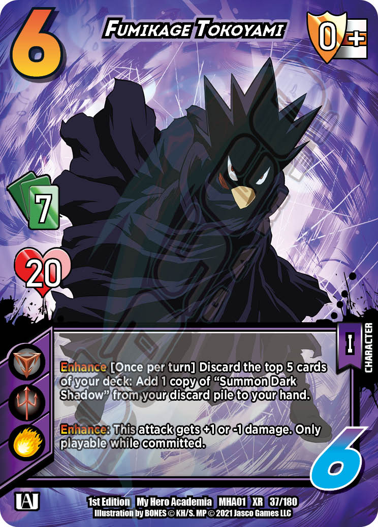 Fumikage Tokoyami [Series 1 XR] | Total Play