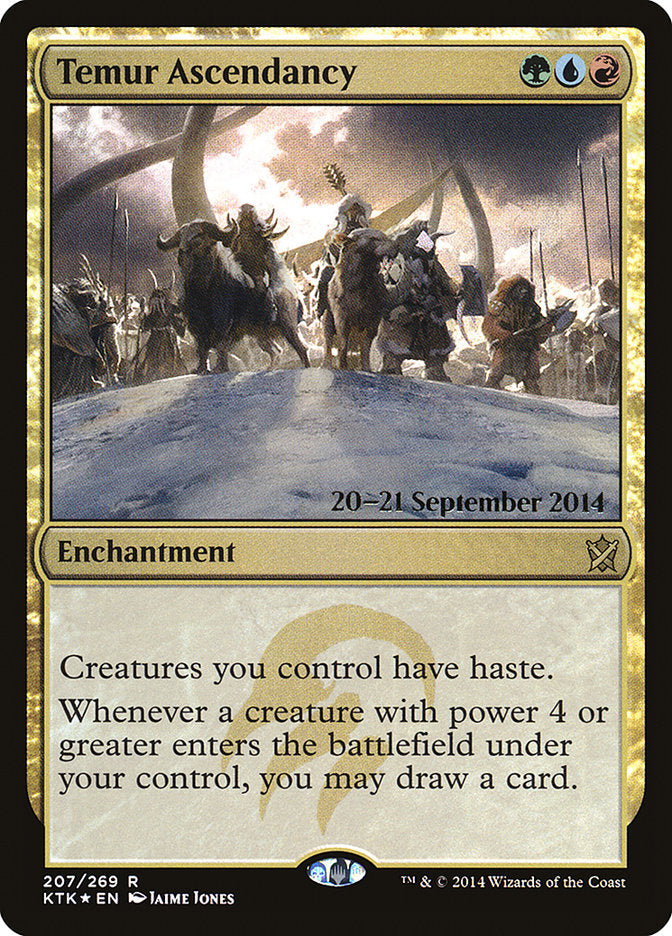Temur Ascendancy [Khans of Tarkir Prerelease Promos] | Total Play