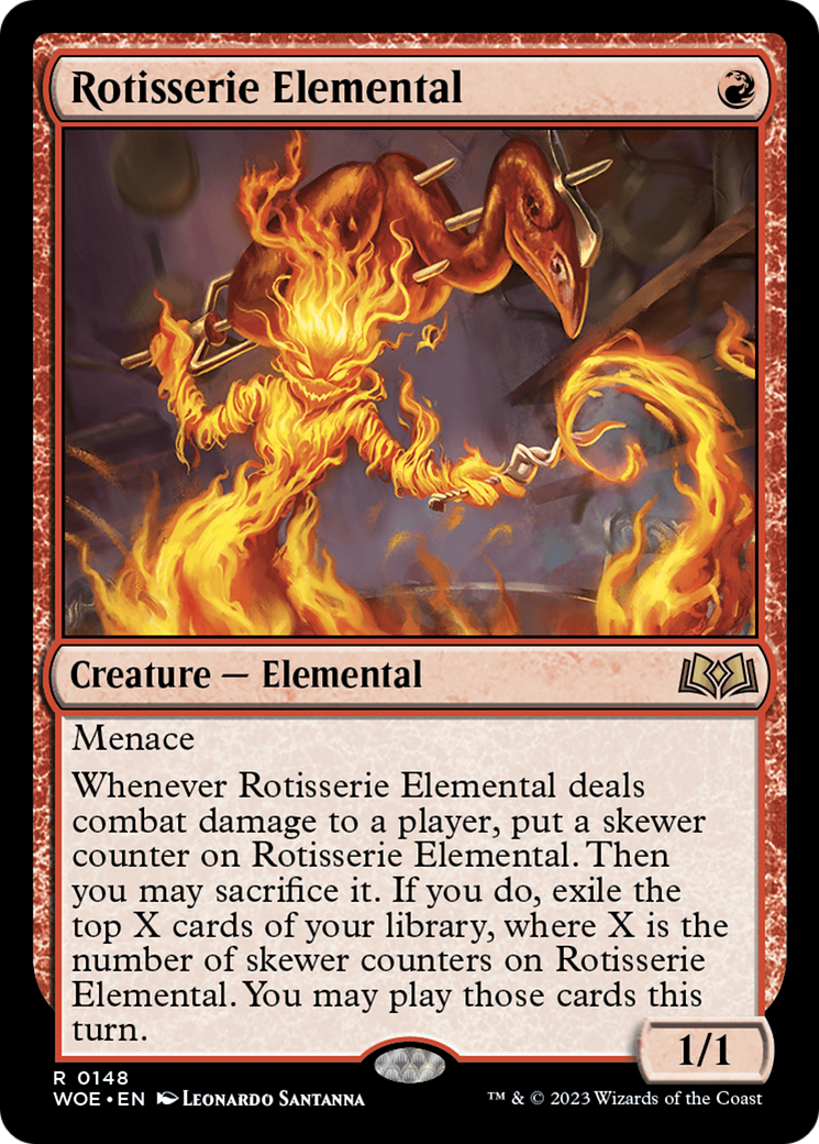 Rotisserie Elemental [Wilds of Eldraine] | Total Play