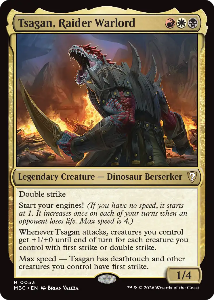 Tsagan, Raider Warlord [Mystery Booster: Commander Edition] | Total Play