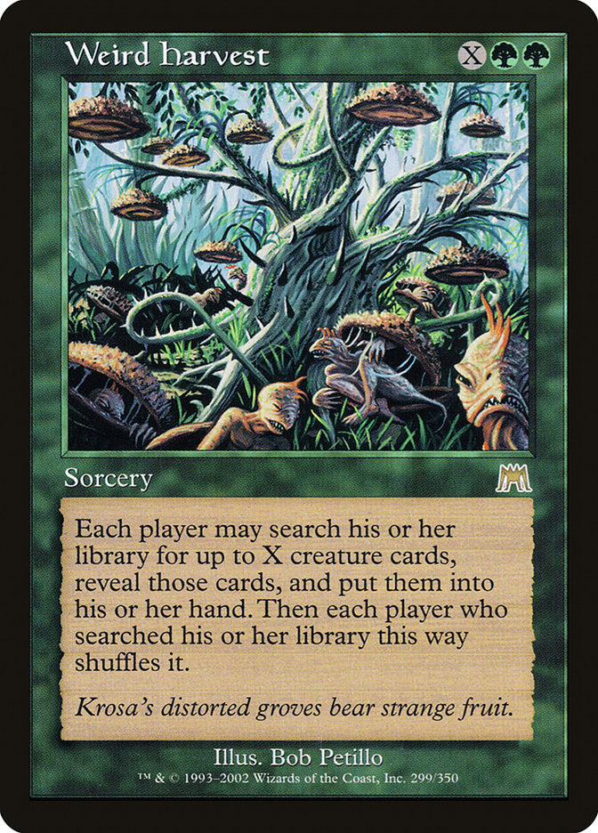 Weird Harvest [Onslaught] | Total Play