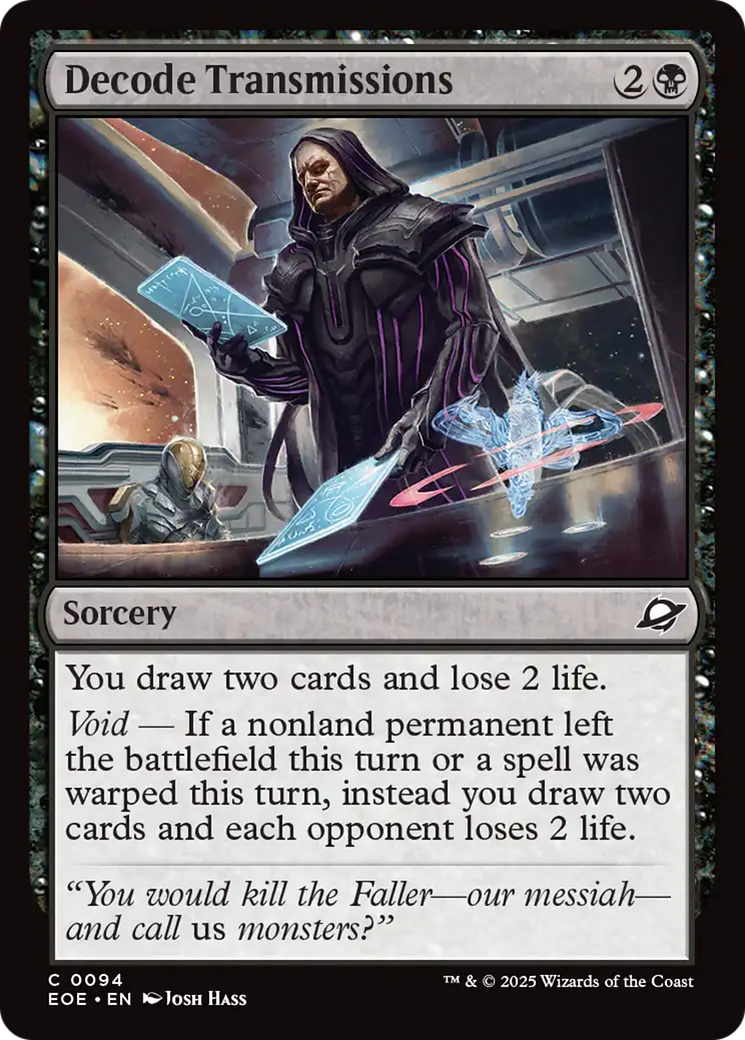 Decode Transmissions [Edge of Eternities] | Total Play