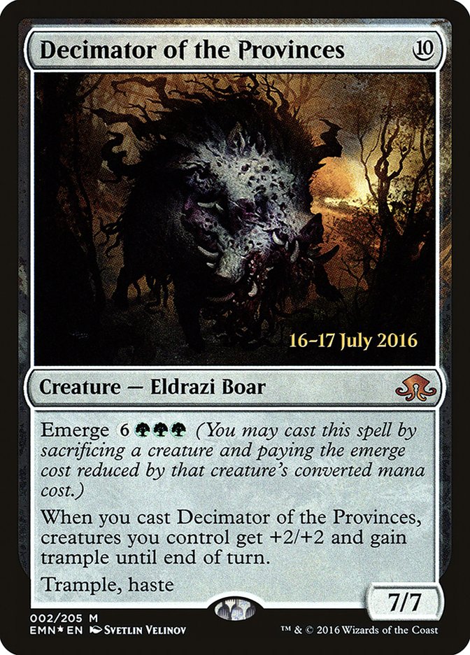 Decimator of the Provinces [Eldritch Moon Prerelease Promos] | Total Play