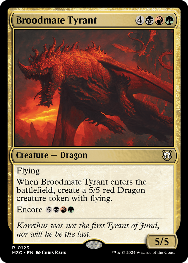 Broodmate Tyrant [Modern Horizons 3 Commander] | Total Play