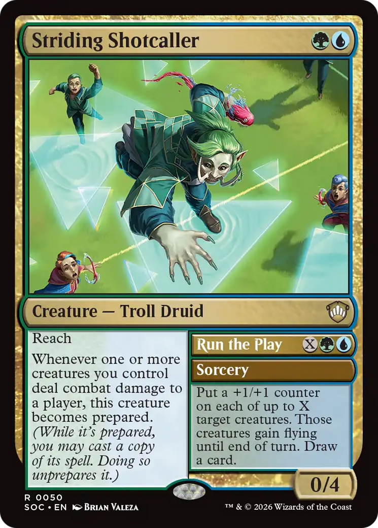 Striding Shotcaller [Secrets of Strixhaven Commander] | Total Play