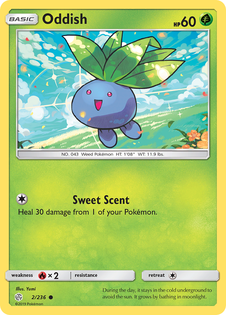 Oddish (2/236) [Sun & Moon: Cosmic Eclipse] | Total Play