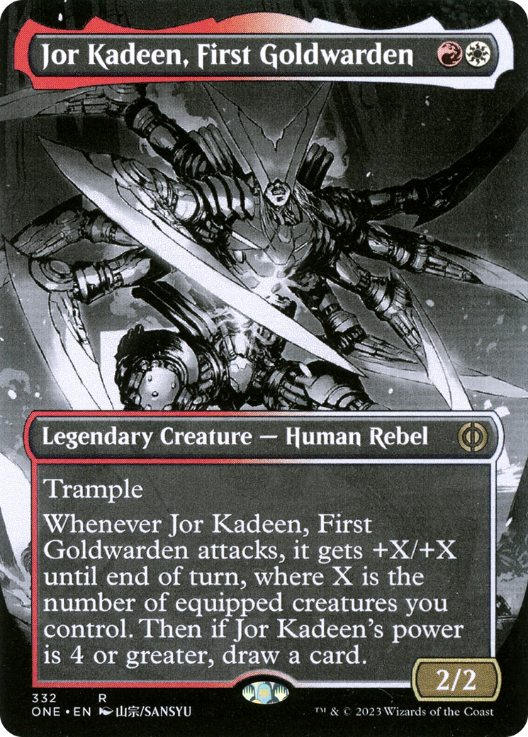 Jor Kadeen, First Goldwarden (Borderless Manga) [Phyrexia: All Will Be One] | Total Play