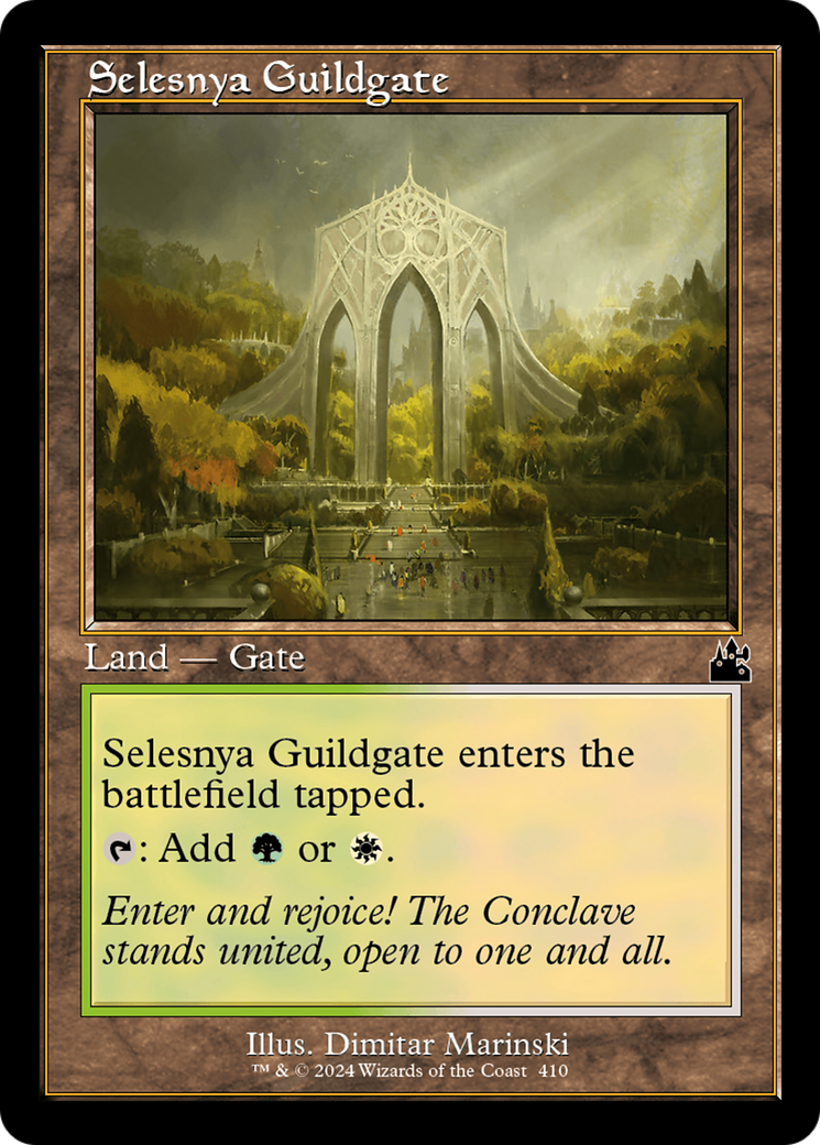Selesnya Guildgate (Retro Frame) [Ravnica Remastered] | Total Play
