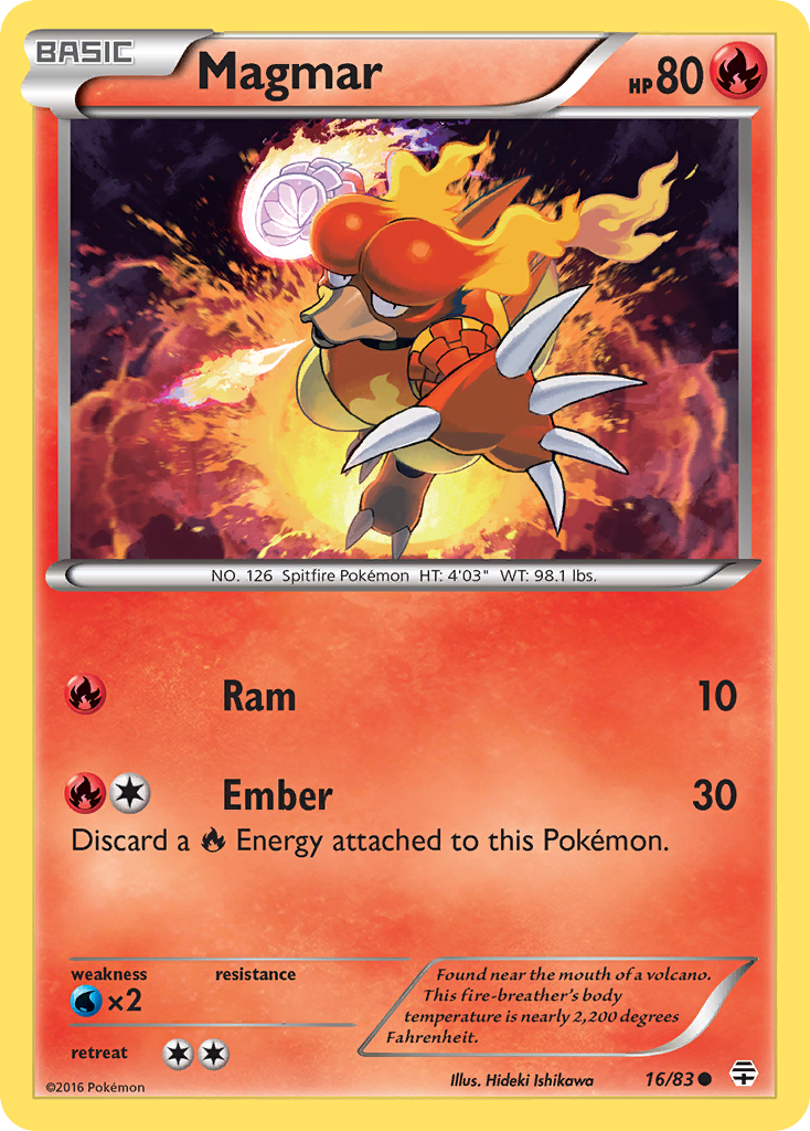 Magmar (16/83) [XY: Generations] | Total Play