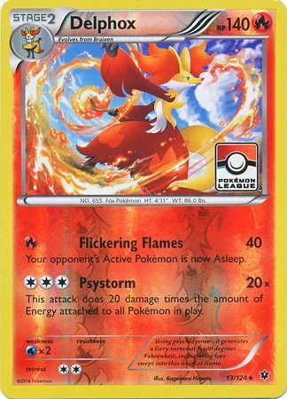 Delphox (13/124) (League Promo) [XY: Fates Collide] | Total Play