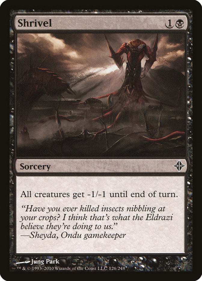Shrivel [Rise of the Eldrazi] | Total Play