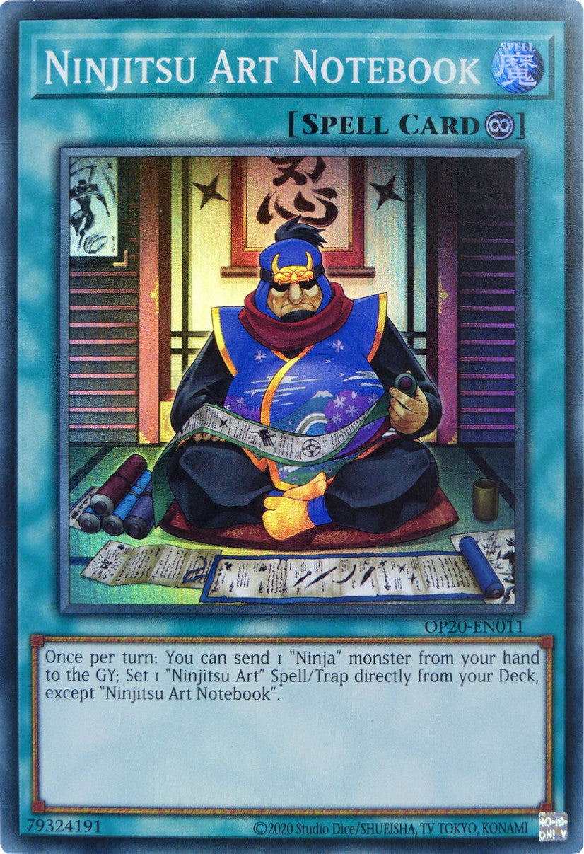 Ninjitsu Art Notebook [OP20-EN011] Super Rare | Total Play