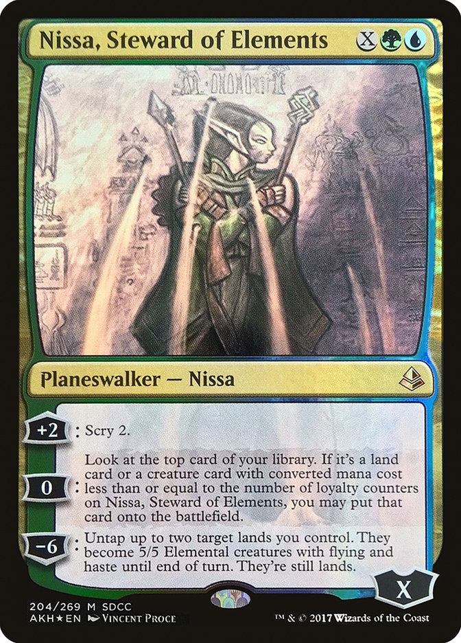Nissa, Steward of Elements [San Diego Comic-Con 2017] | Total Play
