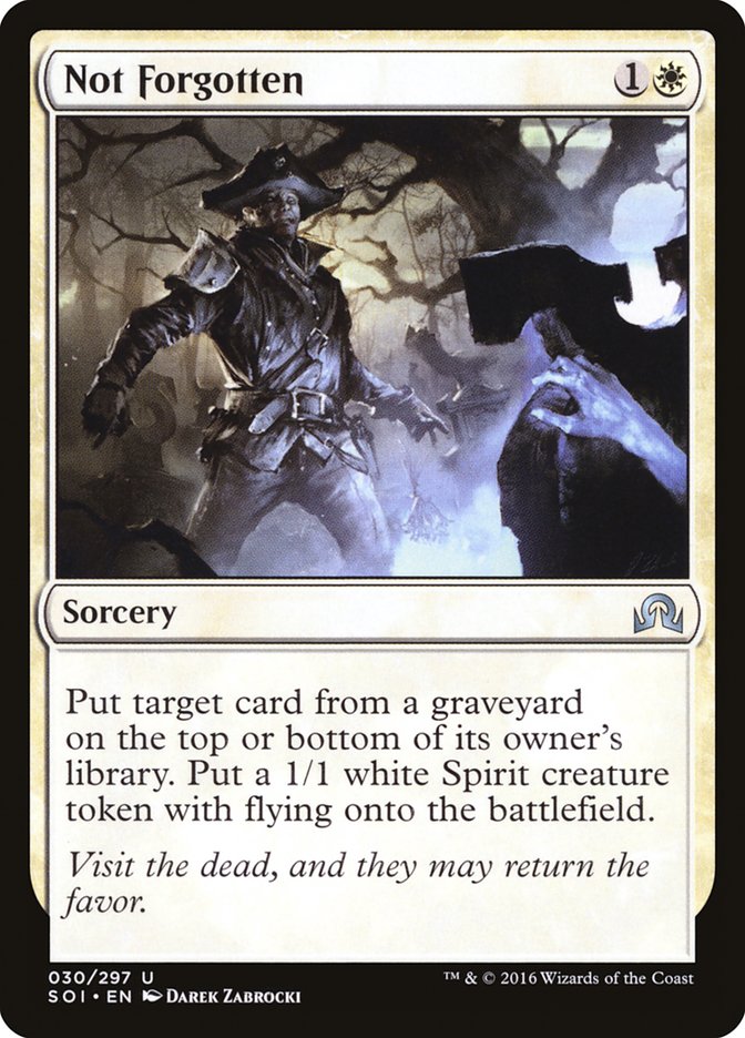 Not Forgotten [Shadows over Innistrad] | Total Play
